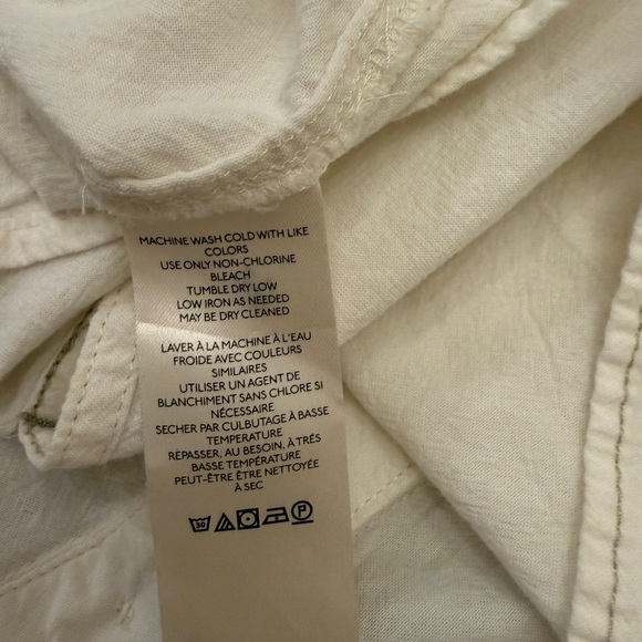 We The Free White/Cream Button-Down Boho Shirt Tunic Martin Oxford XS up to M - Picture 13 of 15